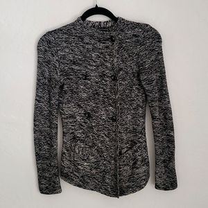 Lucky Brand Black White Cardigan